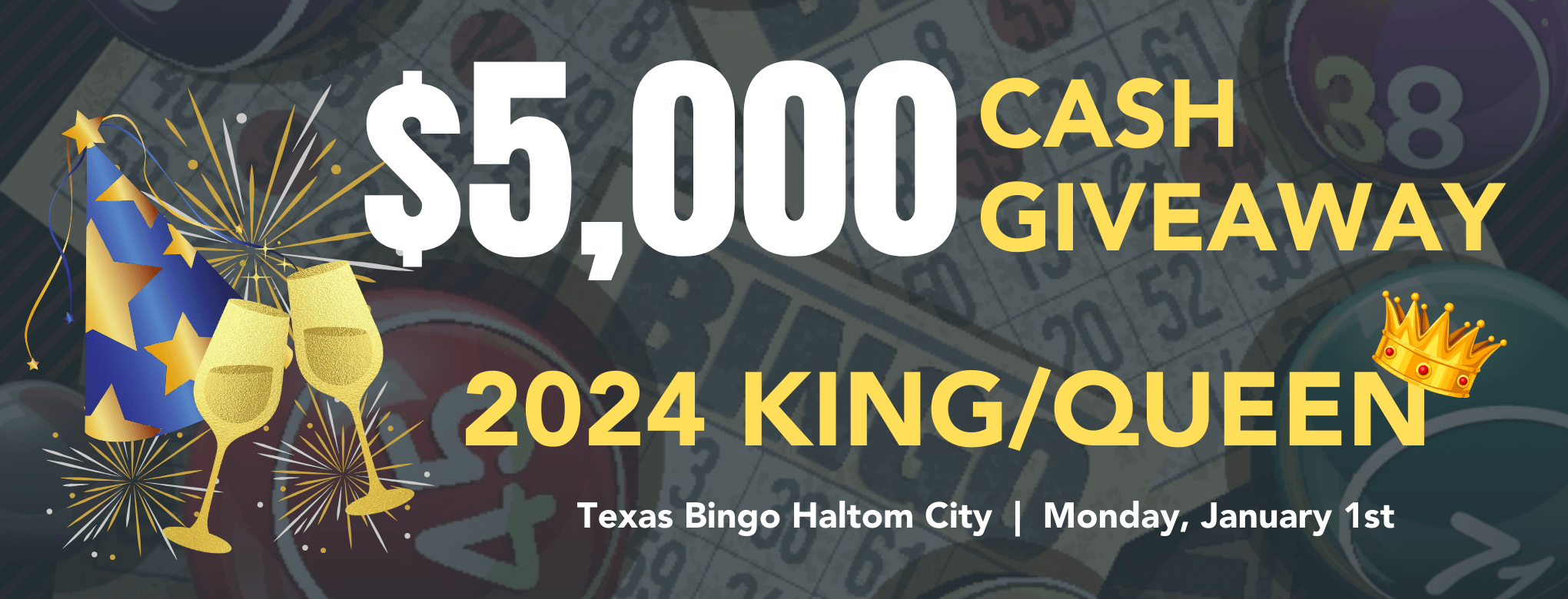 New Year’s Day at Texas Bingo Haltom City