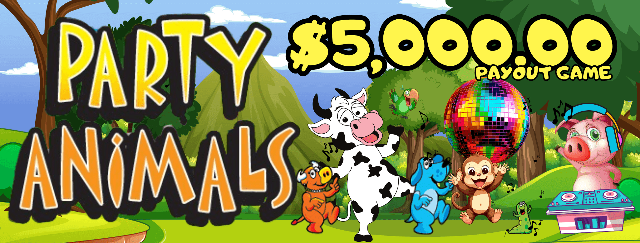 $5,000.00 Party Animals Game