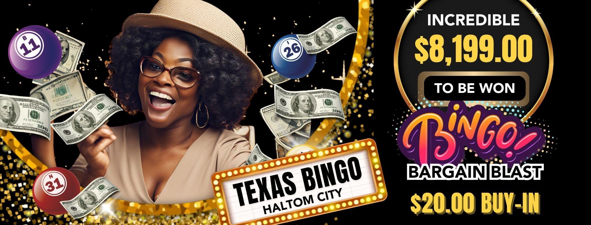 Texas Bingo Bargain Blast