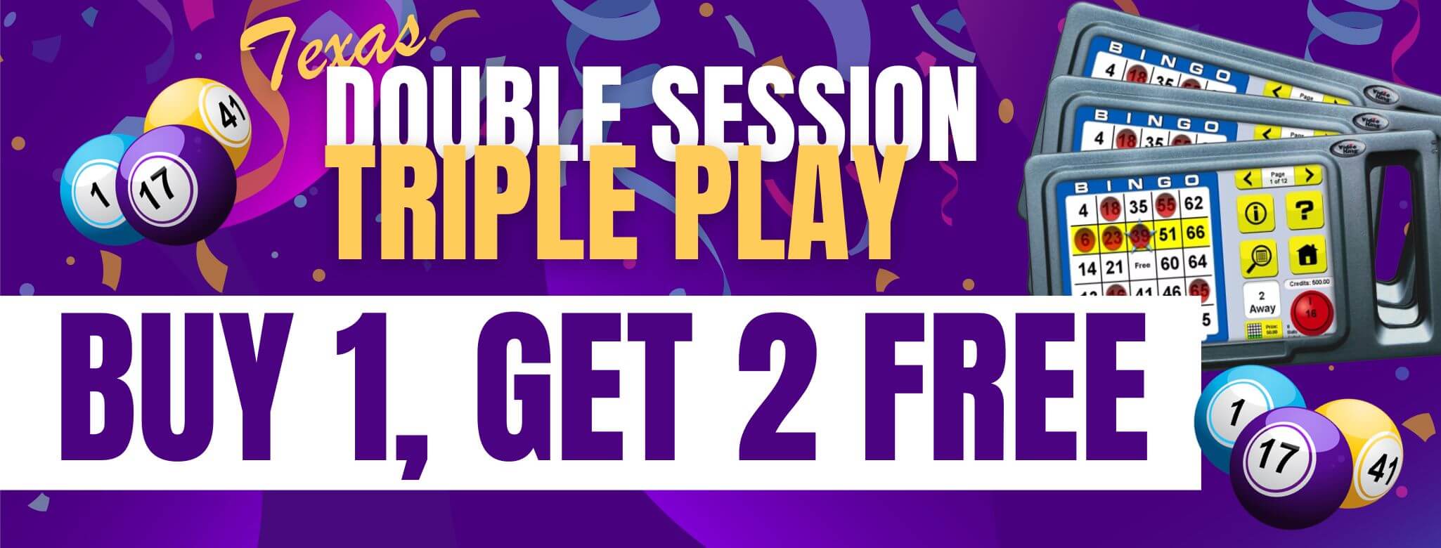 Texas Double Session, Triple Play